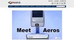 Desktop Screenshot of hunterlab.com
