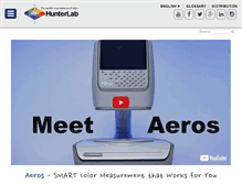 Tablet Screenshot of hunterlab.com